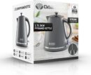Daewoo Stirling 1.7L Pyramid Electric Kettle 3000w Grey  SDA2625