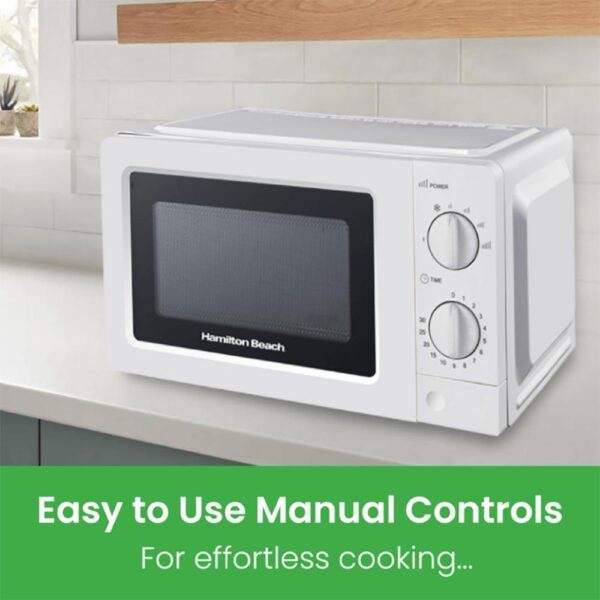 Hamilton Beach Microwave 700W 20 Litre White HB70T20W - Image 4