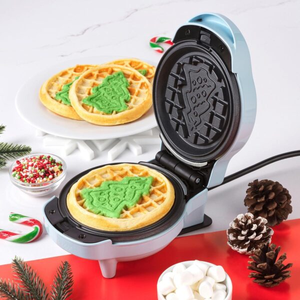 Giles & Posner Mini Waffle Maker – 5-in-1 Non-Stick Waffles, Snack Maker - Image 4