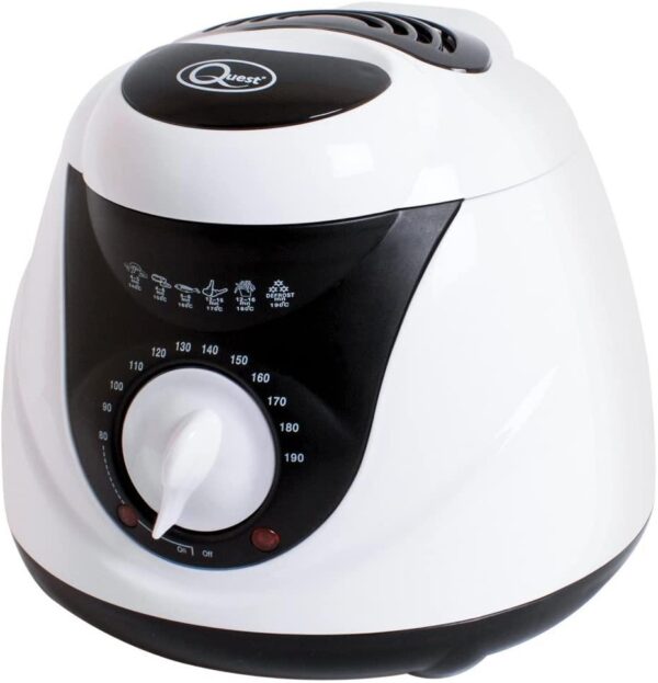 Quest 1.0L Deep Fat Fryer Non-Stick Basket With Removable Handle 900W 35150