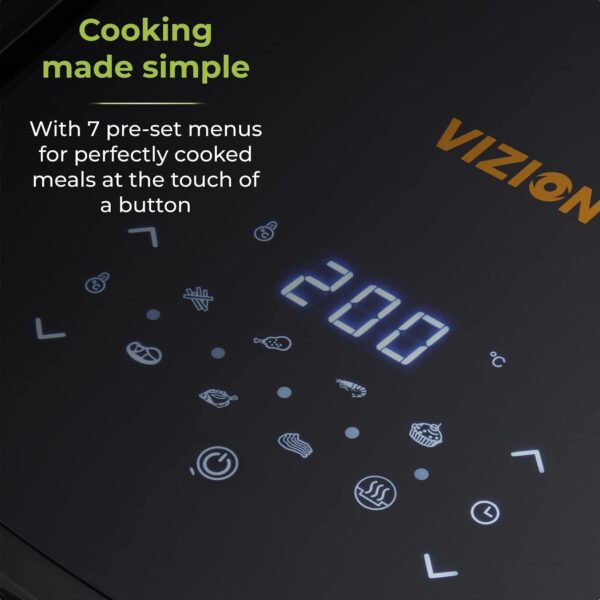 Tower Vortx Vizion Digital Air Fryer 7L with Rapid Air Circulation - Image 3