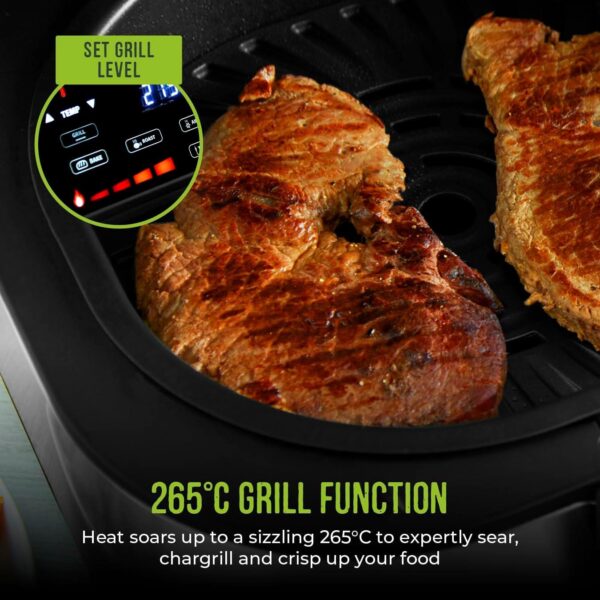 Tower Vortx 5 in 1 Air Fryer and Grill with Crisper 5.6L 1700W Black - Image 6