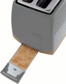 Russell Hobbs Groove Grey 2 Slice 850W Toaster