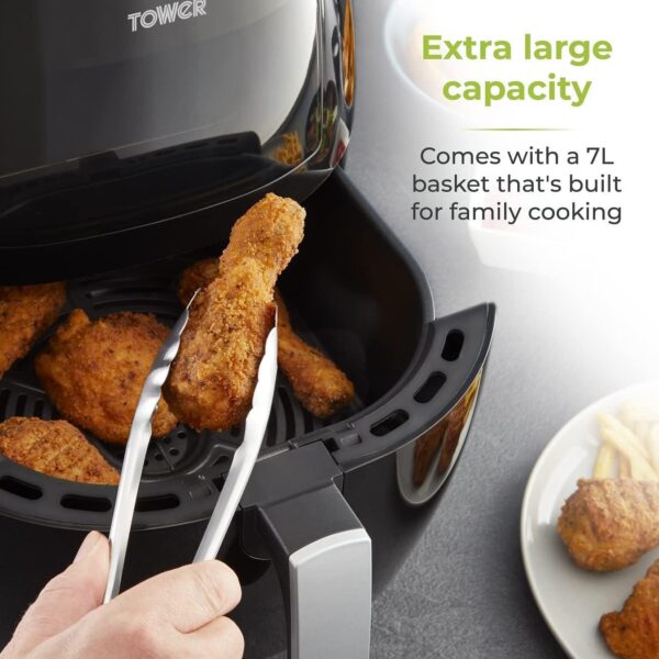 Tower Vortx Vizion Digital Air Fryer 7L with Rapid Air Circulation - Image 5