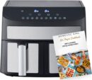 Domestic King 2400W Air Fryer – 7L Dual Basket (DK18094) – Crispy, Oil-Free Cooking
